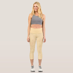 Leggings Capri Arena bananera amarilla