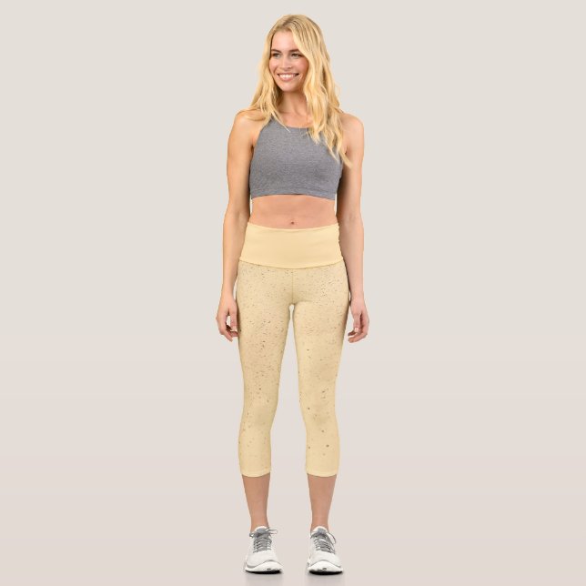 Leggings Capri Arena bananera amarilla (Anverso)