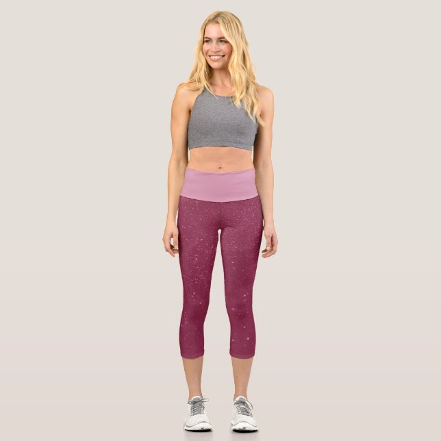 Leggings Capri Arena rosa caliente (Anverso)