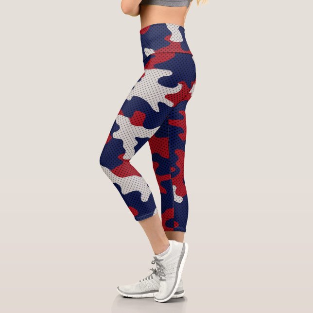 Leggings Capri Arizona Desert Camo red blue red (Izquierda)