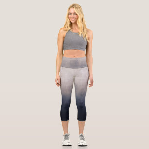 Leggings Capri Arroyo azul gris blanco oscuro