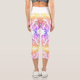Leggings Capri Art Nouveau Alphonse Mucha mujer salón