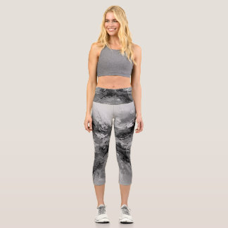 Leggings Capri Arte Abstracto Colorido