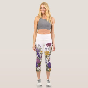 Leggings Capri Arte botánico