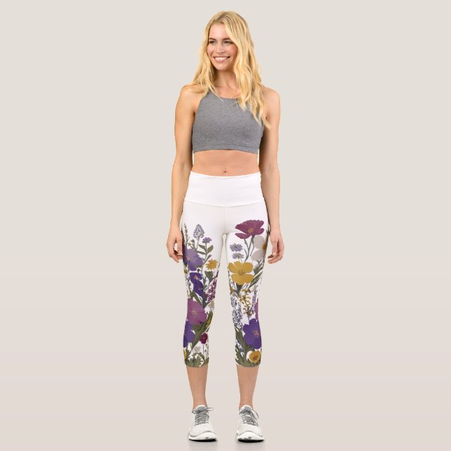 Leggings Capri Arte botánico