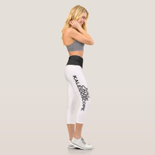 Leggings Capri Arte calidoscopio de trece volúmenes veintitrés