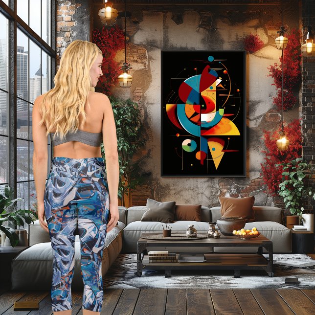 Leggings Capri Arte de graffiti azul de Guay - Diseño artístico d (Subido por el creador)