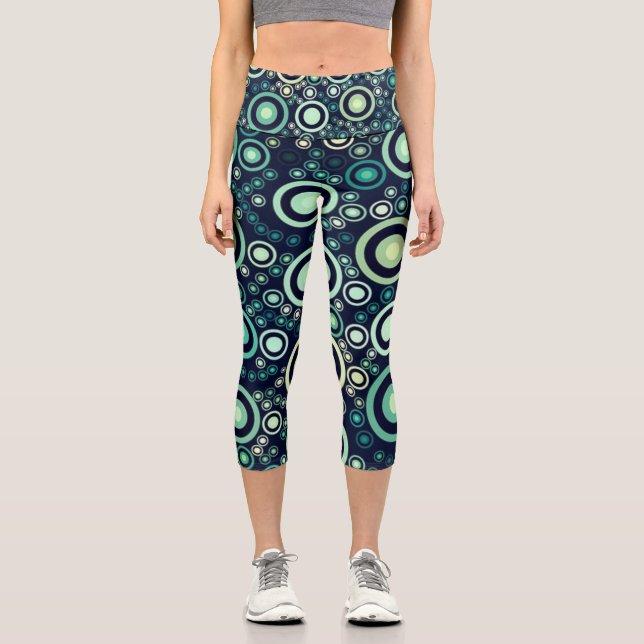 Leggings Capri Arte | Zazzle_Growshop. (Anverso)