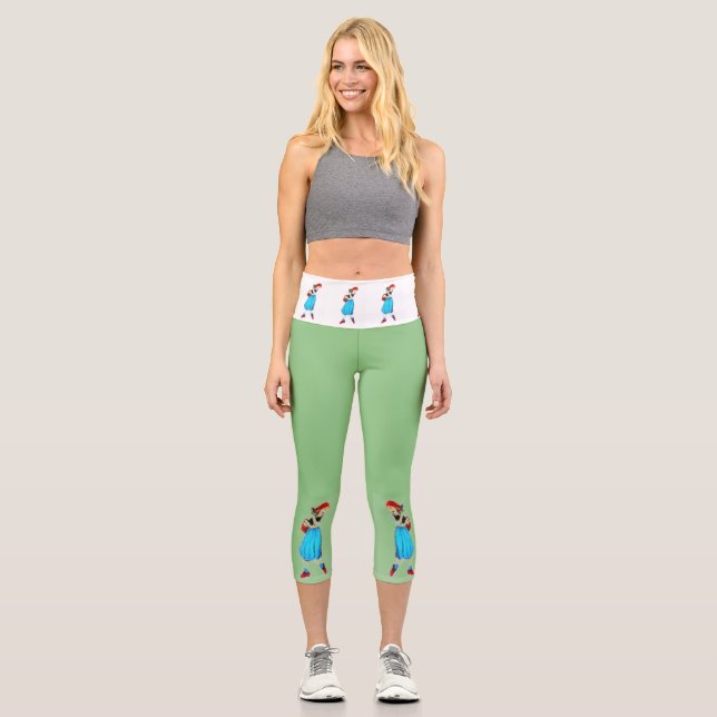 LEGGINGS CAPRI ASISTENTE DE OZ DOROTHY Y SUS ZAPATOS (Anverso)