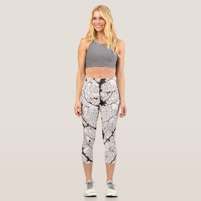 Leggings Capri Aspen Leaf Skeleton 1 (Anverso)