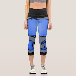 Leggings Capri Astrología Cáncer de Zodiaco Rótulo Cumpleaños HWC