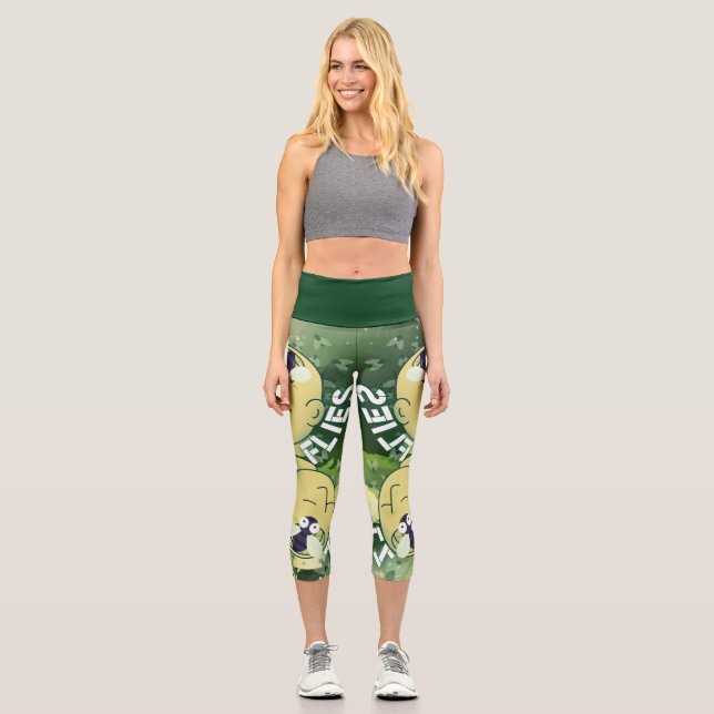 Leggings Capri Aterrizaje, zona toalla de playa (Anverso)