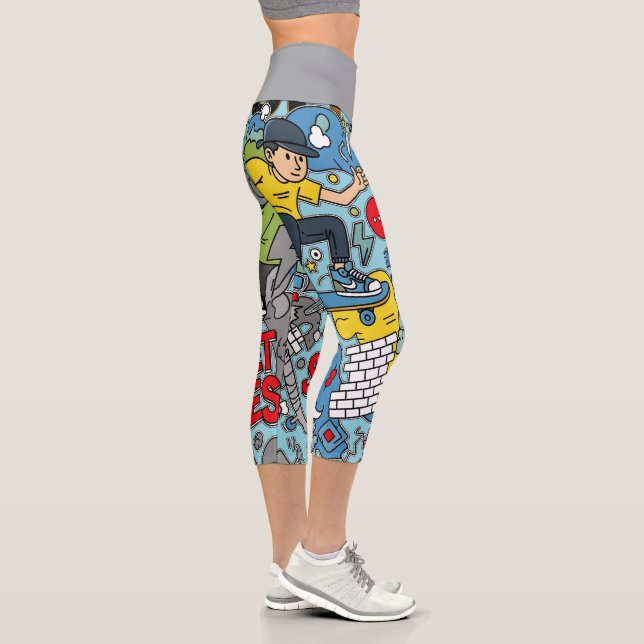 Leggings Capri Atmósfera callejera (Derecha)