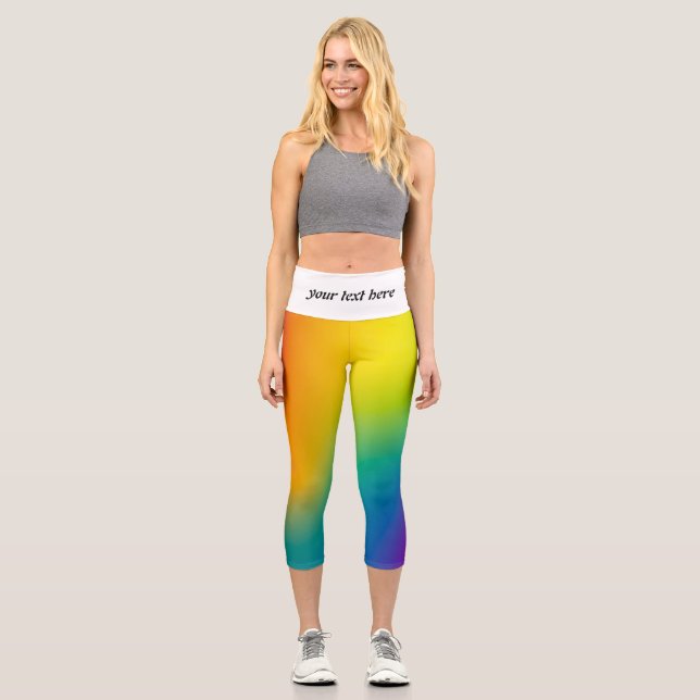 Leggings Capri Aurora borealis (Anverso)
