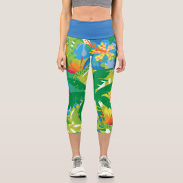 Leggings Capri Aventura Tropical