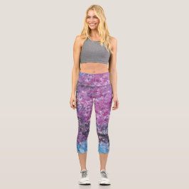Leggings Capri Awesome Tie Dye