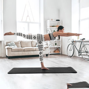 Leggings Capri Azteca blanca negra