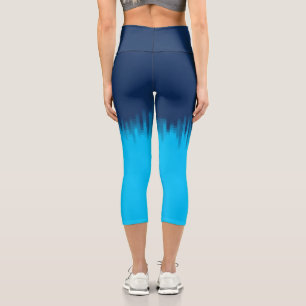 Leggings Capri Azul