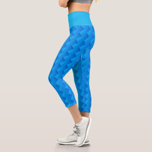 Leggings Capri azul azul