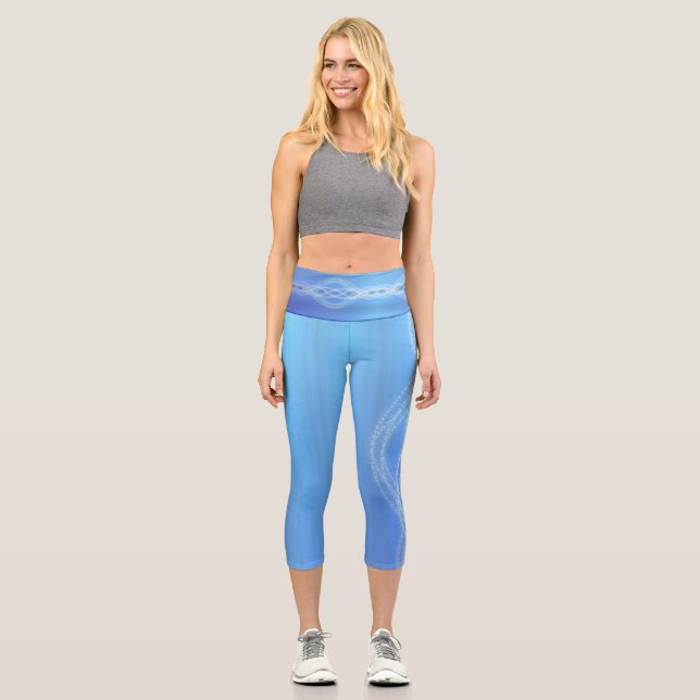 Leggings Capri Azul claro (Anverso)
