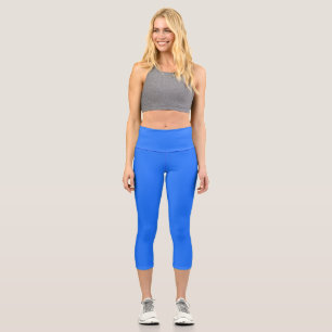 Leggings Capri  Azul (Crayola) (color sólido)  