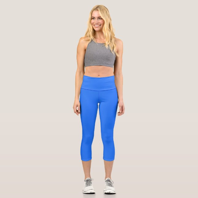 Leggings Capri  Azul (Crayola) (color sólido)   (Anverso)