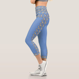 Leggings Capri Azul de Cornflower + Trim X