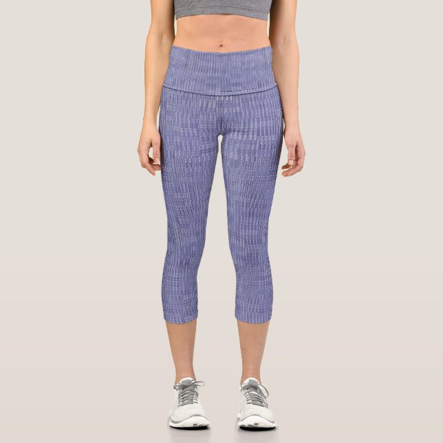 Leggings Capri Azul ejecutivo (Anverso)