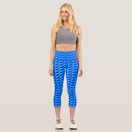 Leggings Capri azul Guay