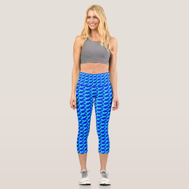 Leggings Capri azul Guay (Anverso)