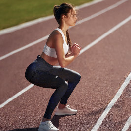 Leggings Capri Azul oscuro