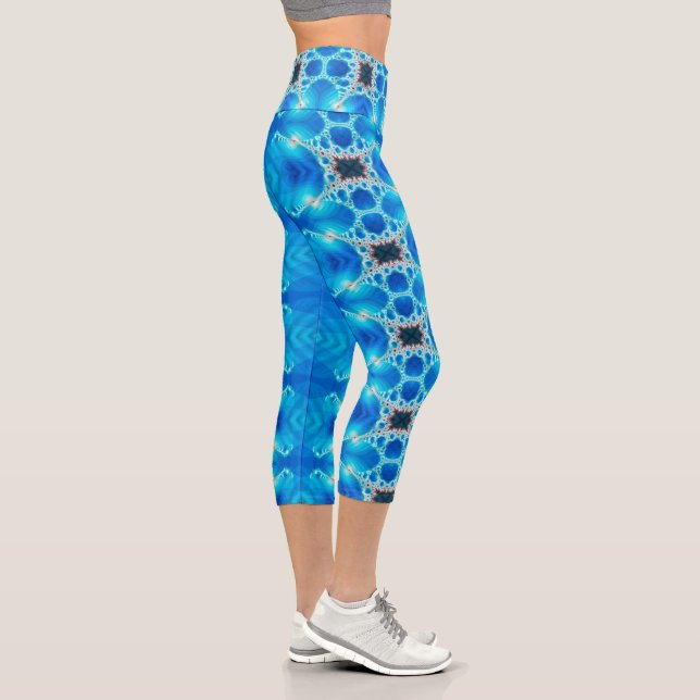 Leggings Capri azul x  (Derecha)