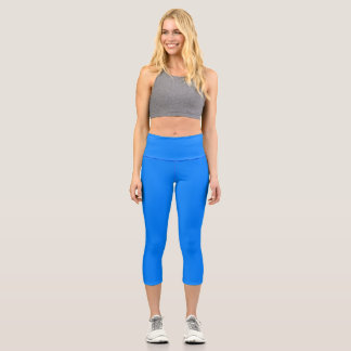 Leggings Capri Azure Blue