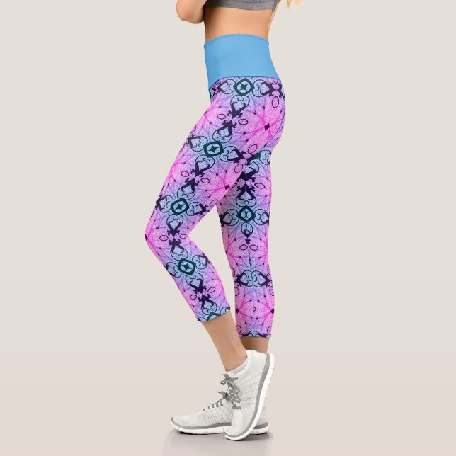 Leggings Capri balance azul (Izquierda)