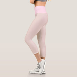 Leggings Capri Ballerina Pink High Waisted Capris