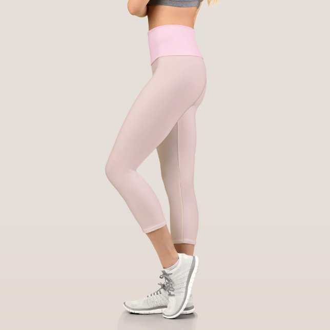Leggings Capri Ballerina Pink High Waisted Capris (Izquierda)
