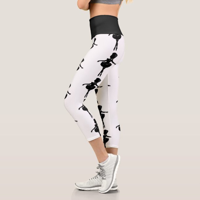 Leggings Capri Ballerina Silhouette (Izquierda)