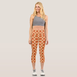 Leggings Capri Baloncesto personalizado