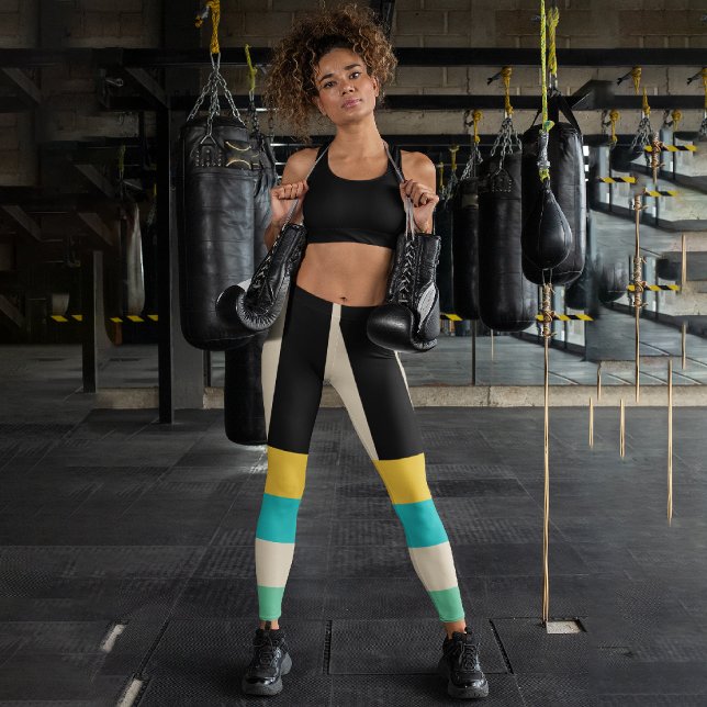 Leggings Capri Banda Multicolor (Subido por el creador)