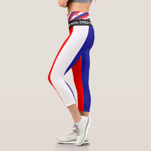 Leggings Capri Bandera croata, deportes/fitness