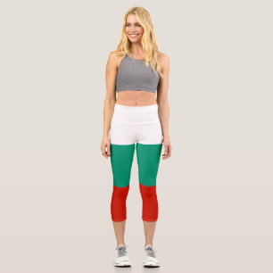 Leggings Capri Bandera de Bulgaria