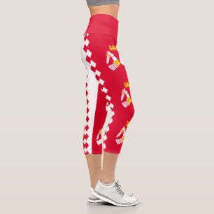 Leggings Capri Bandera de Carelia del Norte