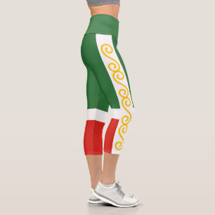 Leggings Capri Bandera de Chechenia