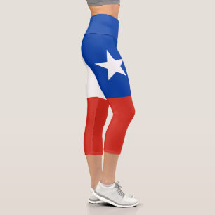 Leggings Capri Bandera de Chile