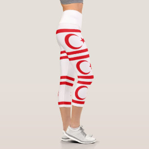 Leggings Capri Bandera de Chipre Septentrional