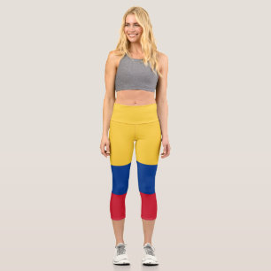 Leggings Capri Bandera de Colombia