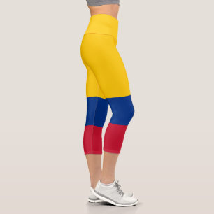 Leggings Capri Bandera de Colombia