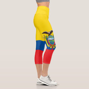 Leggings Capri Bandera de Ecuador