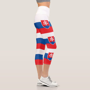 Leggings Capri Bandera de Eslovaquia