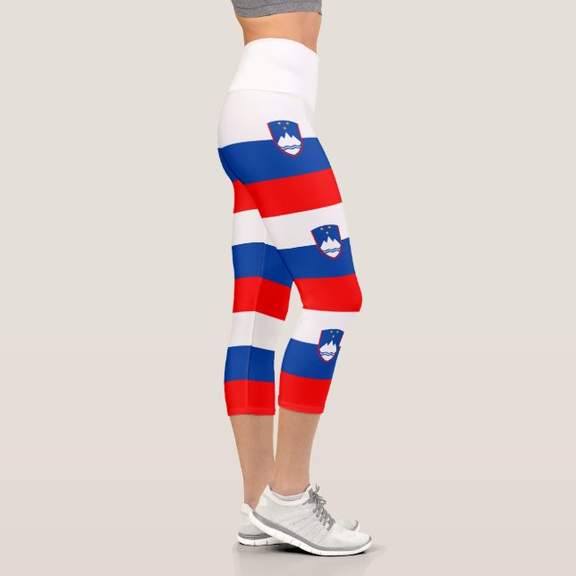 Leggings Capri Bandera de Eslovenia (Derecha)